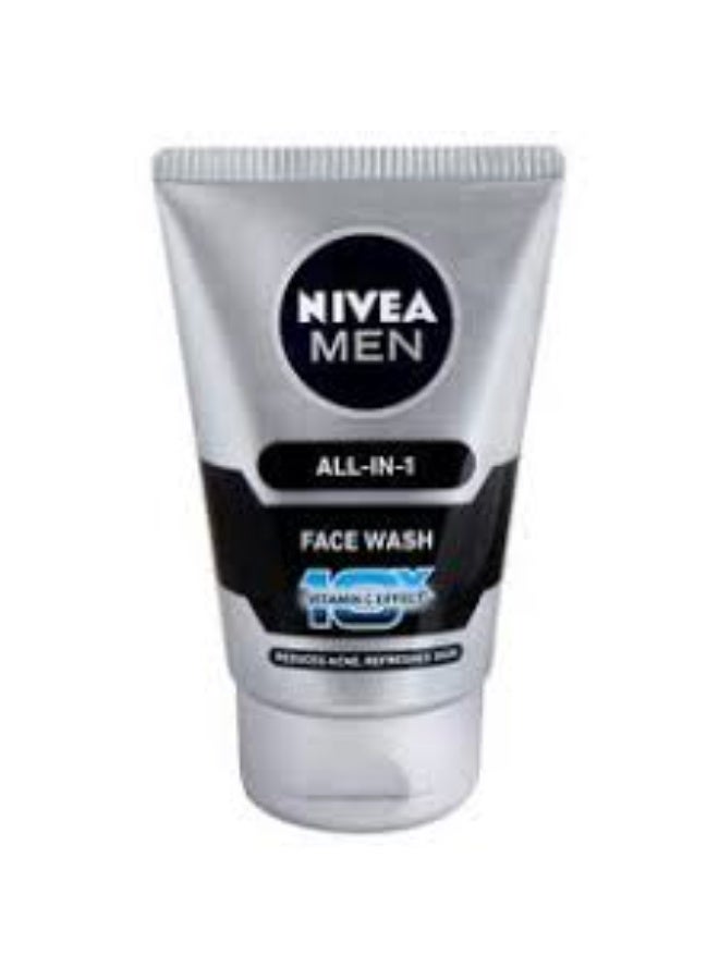 NIVEA Men All-In-1 Face Wash, 100 g (Pack of 3) - Image 2